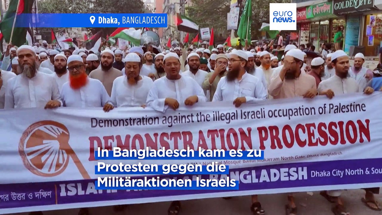 Weltweite Proteste: Pro-israelische und pro-palästinensische Demonstrationen