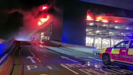 Incendie à l'aéroport de Londres Luton : 1 200 véhicules endommagés