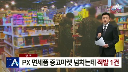 [단독]‘PX 면세품’ 중고마켓 넘치는데 적발 1건