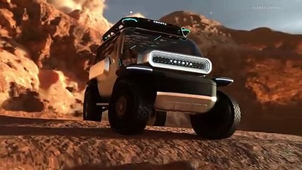 Baby Lunar Cruiser سيارة يمكن لرواد الفضاء قيادتها على القمر