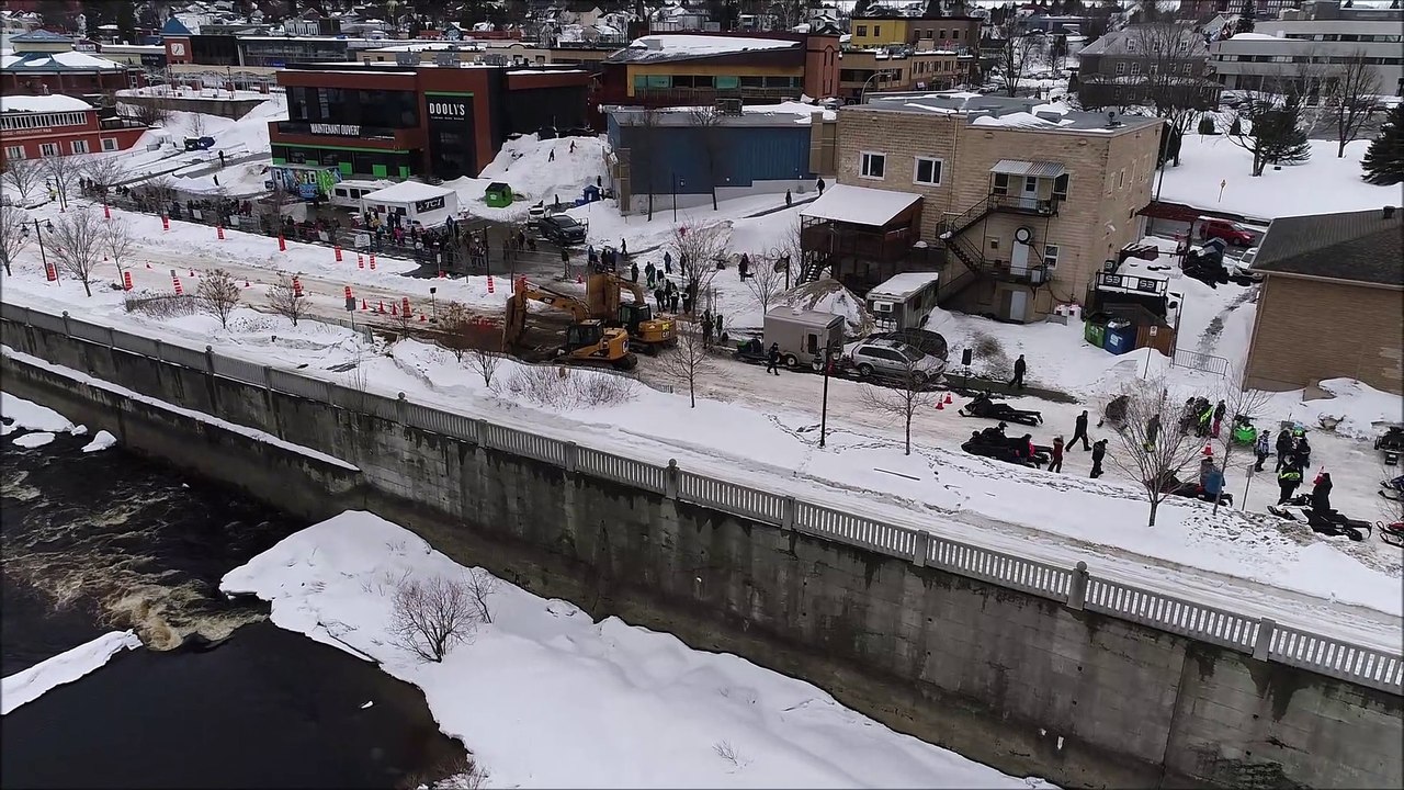 Drone Alma Boul. des Cascades Course 10 Mars 2018