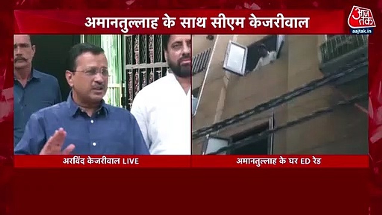 Delhi CM Kejriwal attacks BJP over ED raids on...