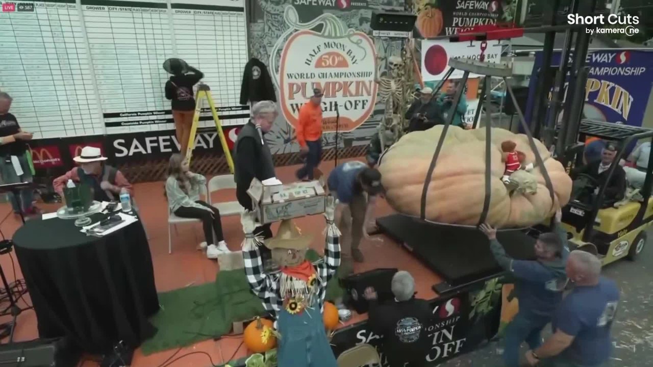 Un homme du Minnesota bat le record du monde de la plus grosse citrouille