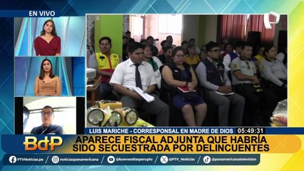 Puerto Maldonado: reaparece fiscal que habría sido secuestrada por delincuentes