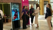 Kate visits students on World Mental Health Day