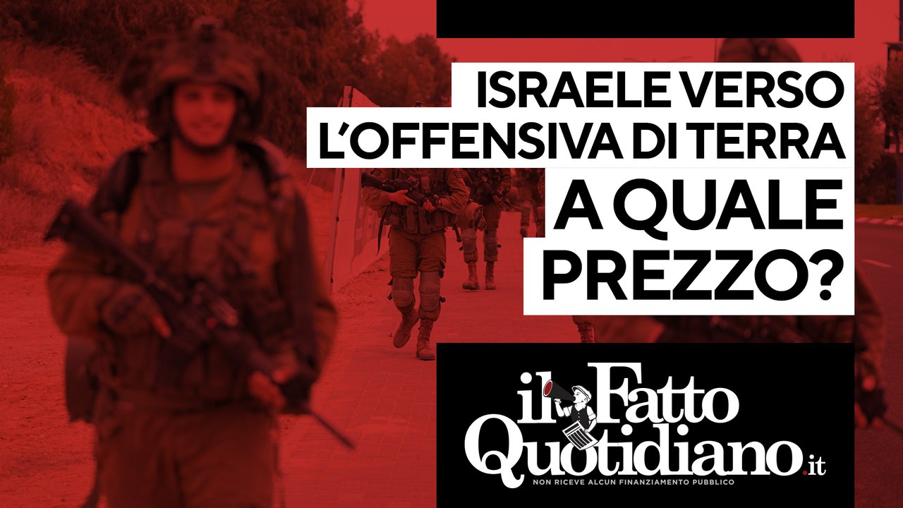 Israele verso l’invasione di terra: a quale prezzo? Segui la diretta con Peter Gomez