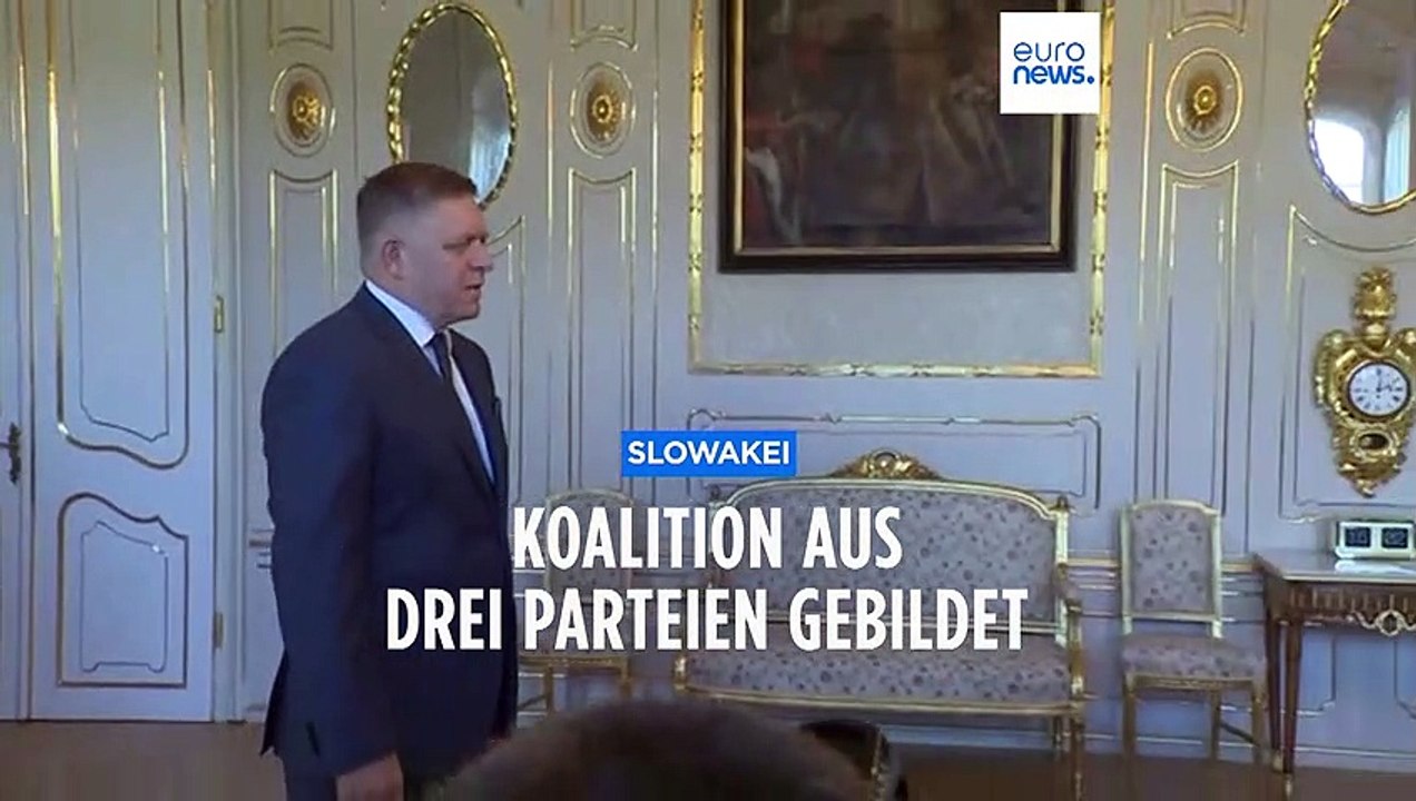 Neue Koalition in der Slowakei: Robert Fico wird zum 4. Mal Ministerpräsident