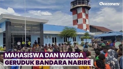 Mahasiswa dan Warga Intan Jaya Geruduk Bandara Nabire, Ada Apa?