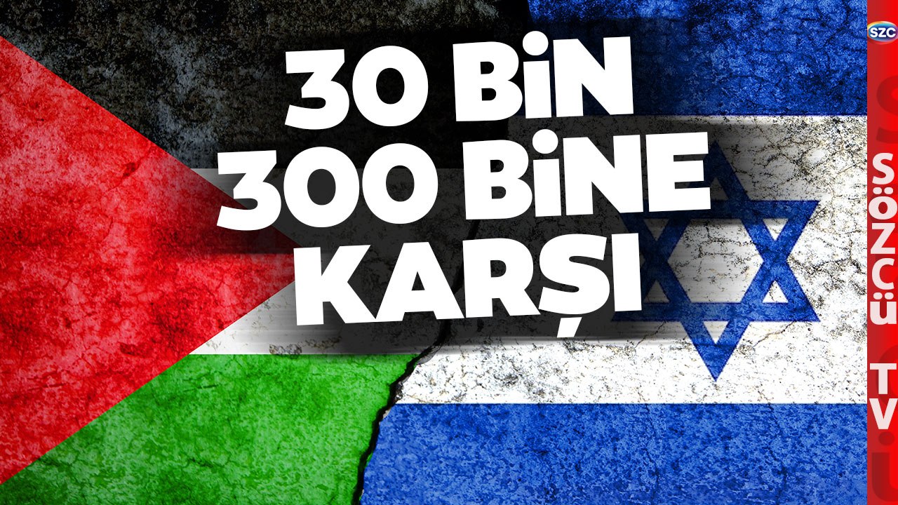 İsrail Ordusu ve Kassam Tugayları'nın Güç Dengesi! 30 Bin 300 Bine Karşı!