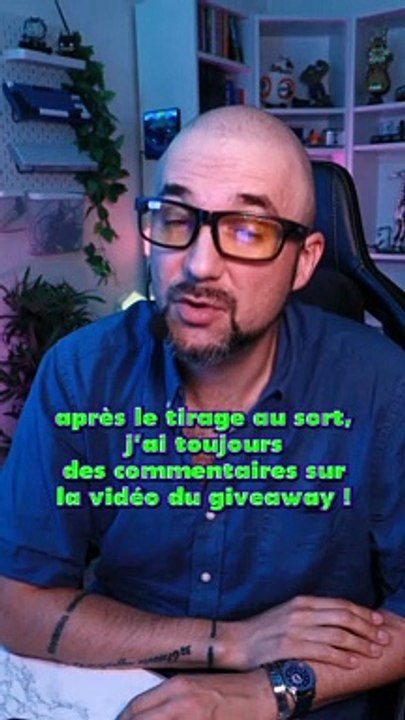 les résultats de mon GIVEWAY