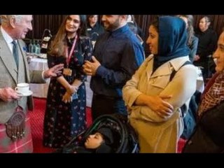 Le roi Charles rencontre des familles de réfugiés d'Ukraine, de Syrie et d'Afghanistan à Aberdeen