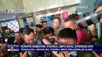 Syahrul Yasin Limpo Batal Diperiksa KPK Karena Jenguk Ibu Sakit di Kampung Halaman