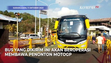 Jelang MotoGP Mandalika 2023 Ratusan Bus Operasional Diberangkatkan