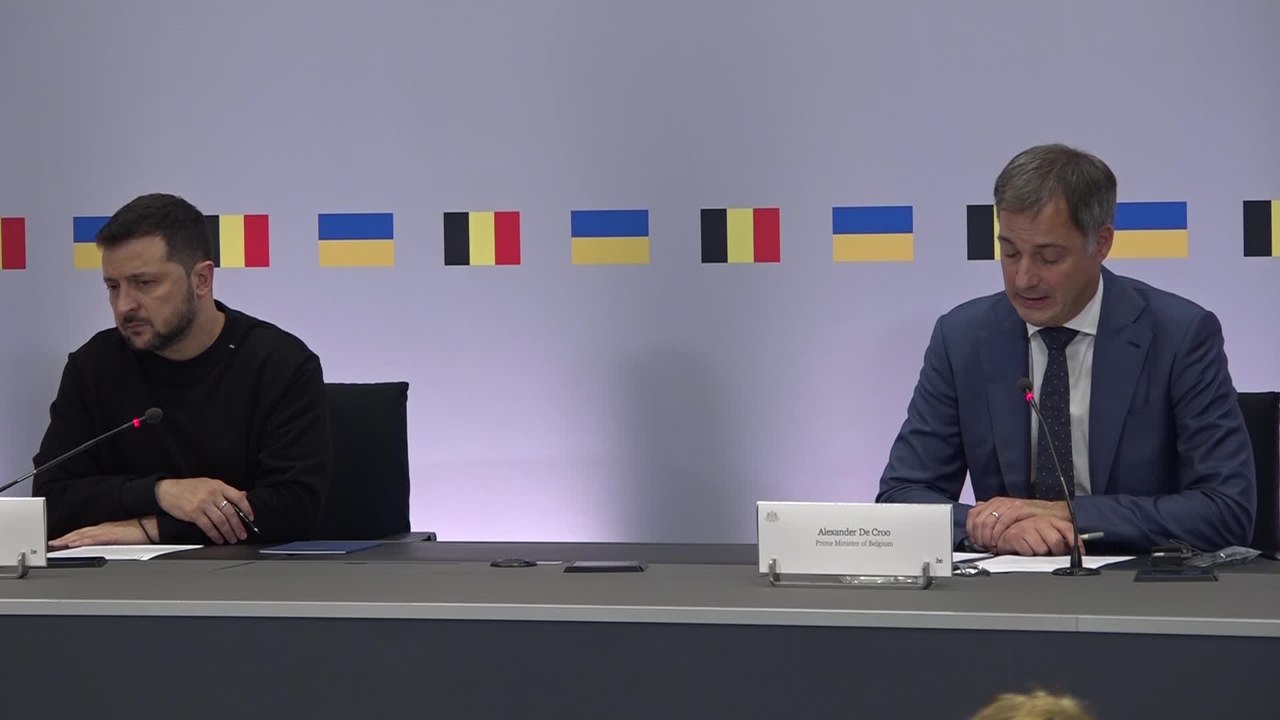 Zelensky à Bruxelles: la Belgique mettra des F-16 à disposition à l'Ukraine à partir de 2025