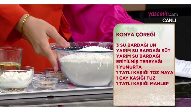 Konya'nın yöresel çöreği nasıl yapılır? Konya çöreği tarifi