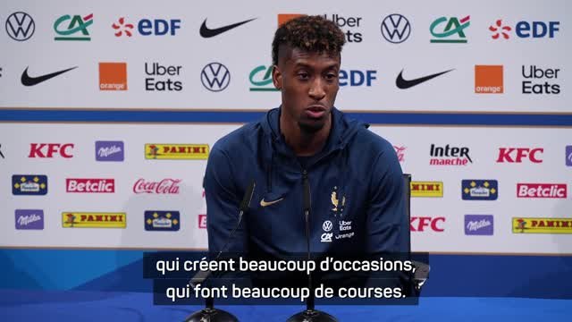 Bleus - Coman analyse son jeu et celui de Dembélé : “On est des joueurs qui créent”