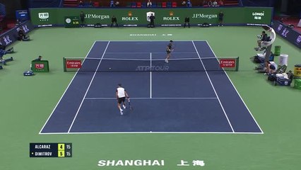 Shanghai - Un Dimitrov survolté élimine Alcaraz