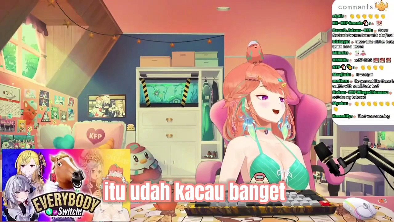 Kiara yang seneng Kaela energetik waktu off collab kemarin