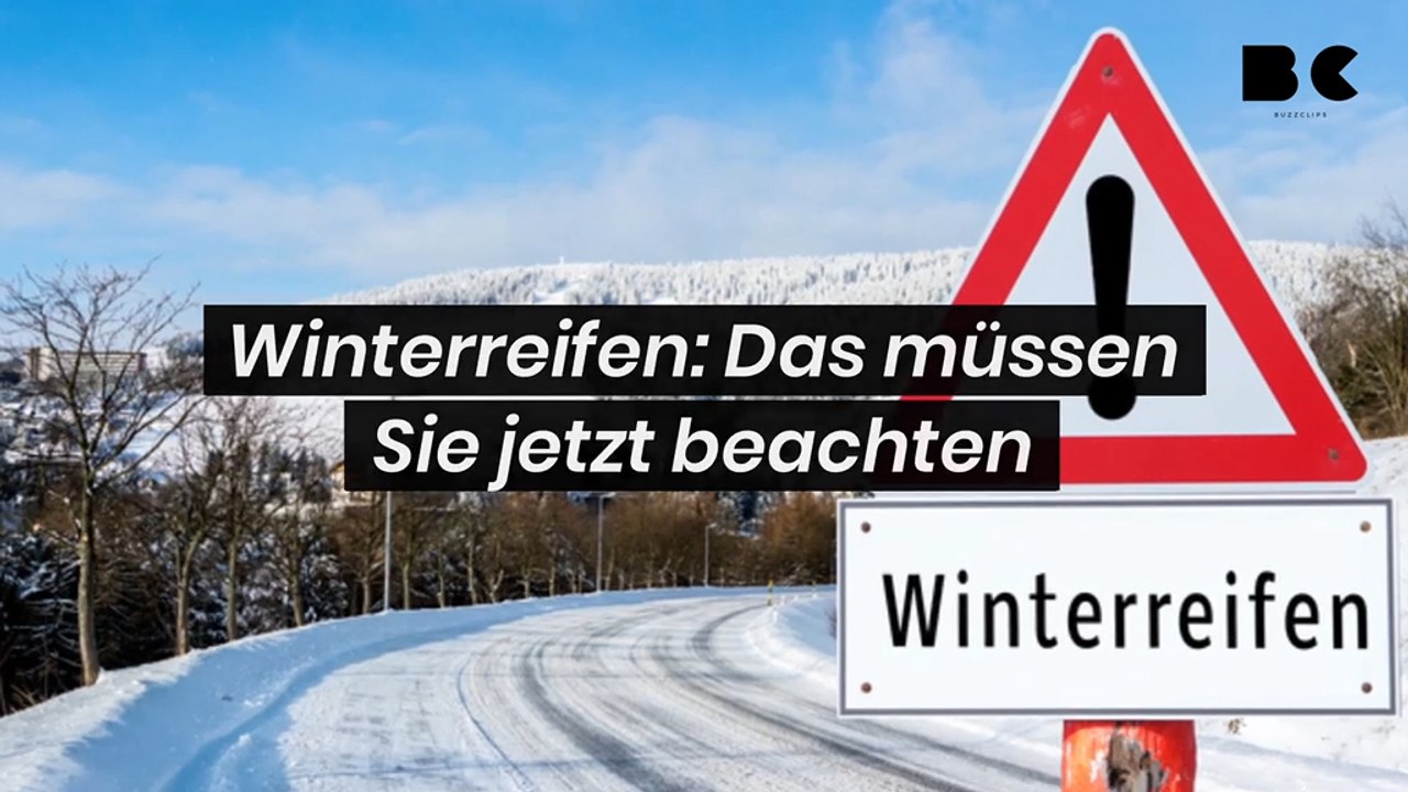 Winterreifen: Das müssen Sie jetzt beachten