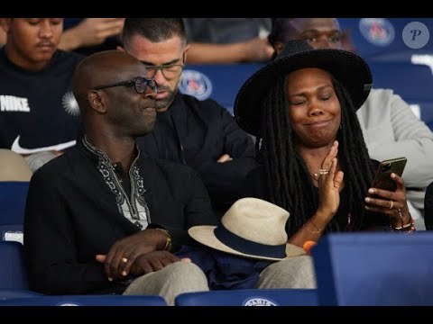 PHOTOS Lilian Thuram taquin avec sa femme Kareen Guiock face une Miss France en chemisier transpar