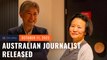 Australian journalist Cheng Lei back home after China release
