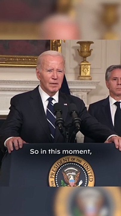 We Stand with Israel: Biden