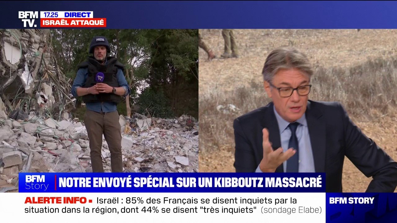 Israël: BFMTV dans le kibboutz de Be'eri, où plus de 100 personnes ont été tuées par le Hamas
