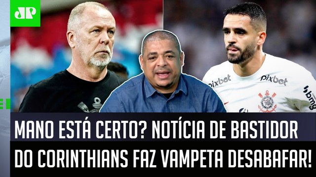 O Mano Menezes PEDIU ISSO ao Corinthians? Cara, o Renato Augusto... Vampeta DISPARA sobre BASTIDOR