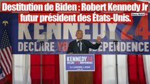 Présidentielle 2024: Kennedy Jr candidat indépendant contre Biden et Trump.