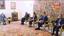 Tajani incontra al Sisi in Egitto, ecco le immagini