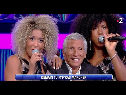 N’oubliez les paroles : Nagui, pris au piège, veut appeler sa femme, la maestro Caroline éliminée