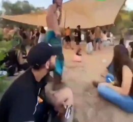 Hamaslıların paramotorla festival alanına indiği yeni görüntüler ortaya çıktı