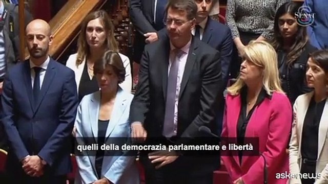 Il Senato francese osserva un minuto di silenzio per Israele