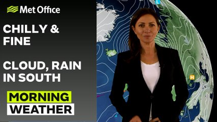 Met Office Morning Weather Forecast 12/10/23 – Sunny in the north, damp in the south