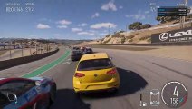 Forza Motorsport - Tour Moderno - Laguna Seca con un Golf R - Gameplay sin Comentarios