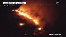Dangerous wildfires prompt evacuations in Argentina