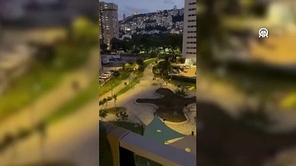 Gazze'de, İsrail'in bombardımanına roket atışlarıyla karşılık verildi