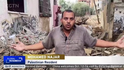 ‘Where should we go?’ Gaza resident shows ruins of homes