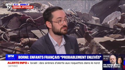 Otages à Gaza: "On ne peut pas accepter une situation où un gouvernement abandonne les siens et abandonne nos compatriotes", pour David Guiraud (LFI)