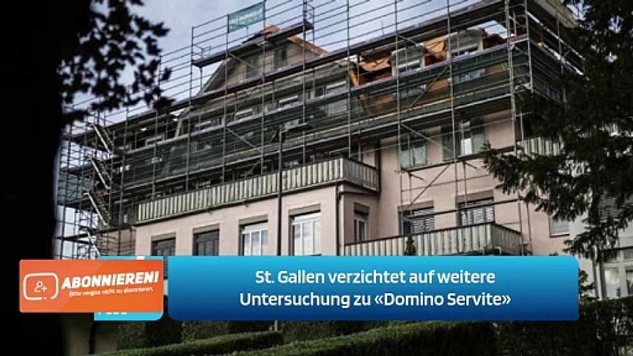 St. Gallen verzichtet auf weitere Untersuchung zu «Domino Servite»