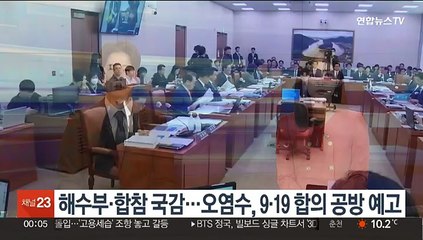 해수부·합참 국감…오염수, 9·19 합의 공방 예고
