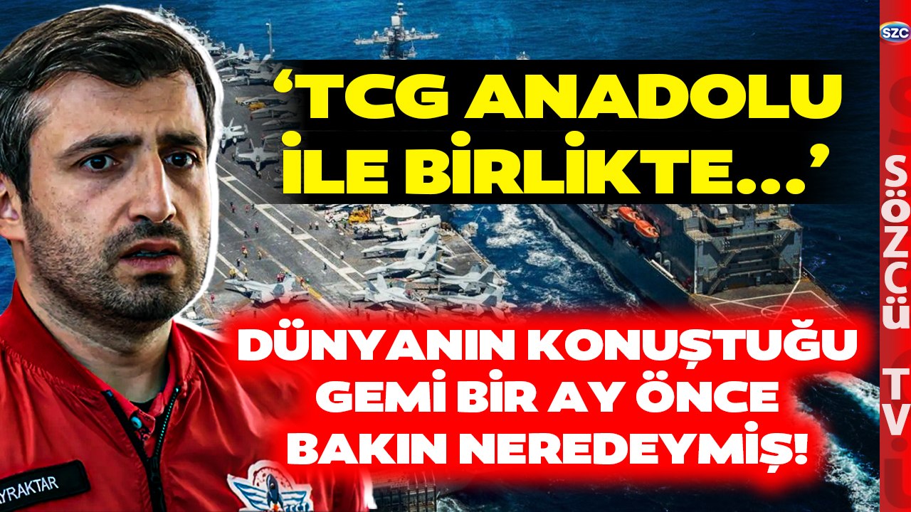 Dünyanın Konuştuğu ABD Gemisi Bir Ay Önce Bakın Ne Yapmış! Selçuk Bayraktar da İşin İçinde