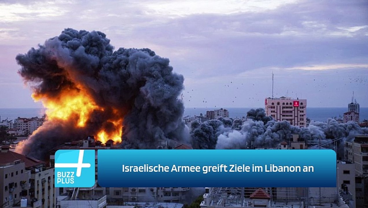 Israelische Armee greift Ziele im Libanon an