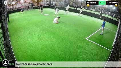 Faute de Dario  Marie - FC CLOPES