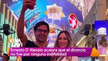 Ernesto D' Alessio rompe el silencio de su divorcio con Charito Fernán