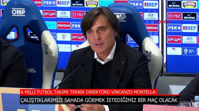 Montella, Hırvatistan - Türkiye maçı sonrası konuştu: Kendimizi deneyeceğiz