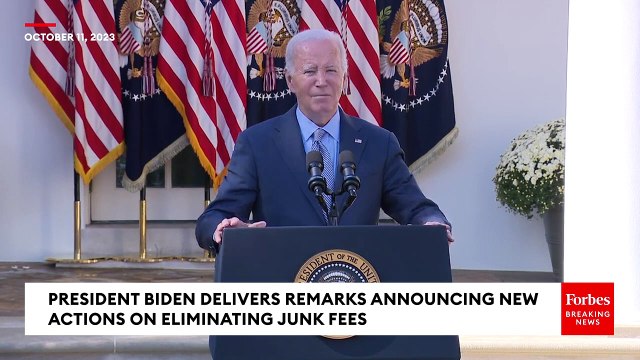 President Biden Delivers Remarks On Eliminating Junk Fees