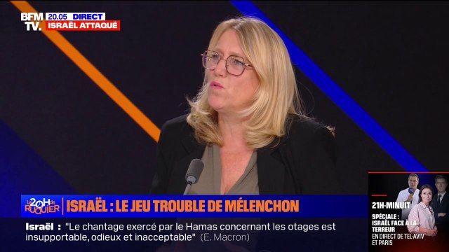 Attaque du Hamas: Je n'ai pas de problème à dire que les actes commis sont des actes terroristes , affirme Danielle Simonnet (LFI)