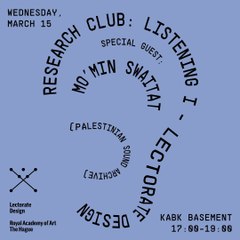 Join the KABK Listening Campaign: Inspiring Lectures at The Hague 🎨