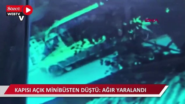 Başakşehir'de kapısı açık giden yolcu minibüsünden düşen bir kişi ağır yaralandı